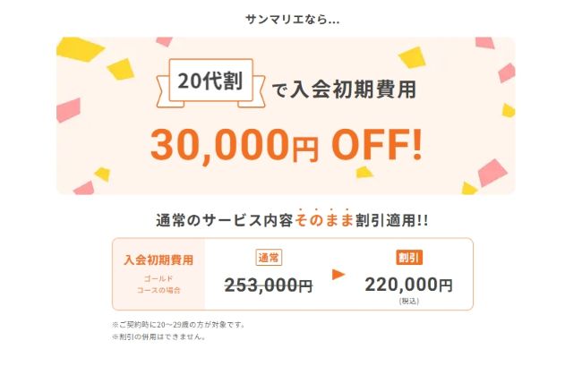 サンマリエ_20代割