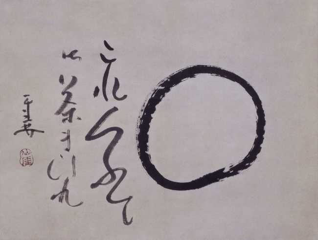 仙厓義梵《円相図》江戸時代　19世紀
