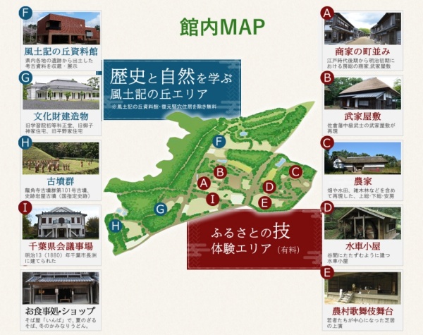 千葉県立房総のむら_館内マップ